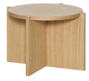 Hübsch - Nomad Plant Stand Low - Piedestal - Natural - ø45xh30cm