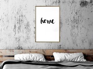 Inramad Poster / Tavla - Your Own Place - 20x30 Guldram med passepartout