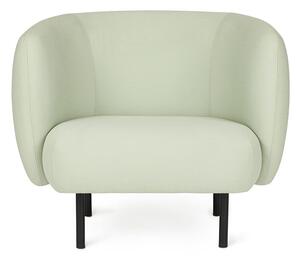 Warm Nordic - Cape Lounge Chair - Fåtölj - Steelcut 935 (Mint) - L90 x W82 x H80 cm