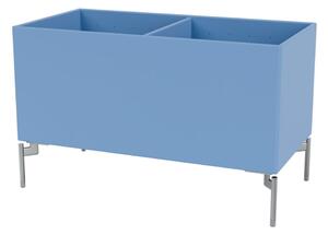 Montana - Colour Box III – S4162 - With Chrome Legs - Förvaringslådor - Azure - W46,8 X H42,6 X D35,4 cm