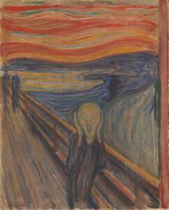 Munch, Edvard - Konsttryck The Scream, 1893, (30 x 40 cm)