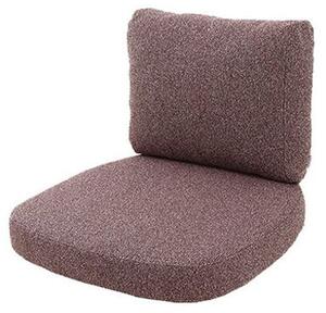 Cane-line - Sense/Moments Lounge Chair Cushion Set Indoor - Kuddar för utomhusbruk - Dark Bordeaux - Cane-line Wove - B: 72 x D: 83 x H: 21 cm
