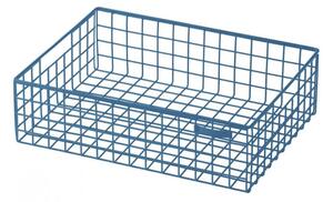 Kalager Design - Wire Basket, Medium - Korg - Pastel Blue - W38,5 x H11 x D25,5 cm