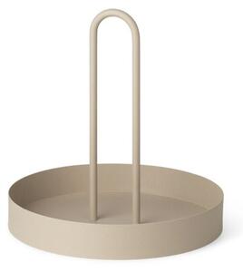 Ferm Living - Grib Tray - Bricka - Cashmere - Ø28 x H28,7 cm