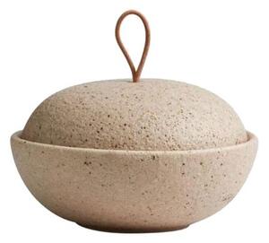 Nordal - SANDY storage - Kruka - Sand - Large - H7 x D15 cm