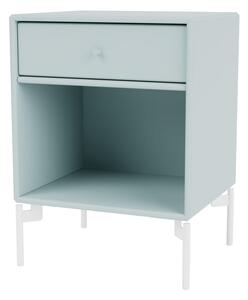 Montana - DREAM - With white legs - Sängbord - Flint - B 35,4 x H 35,4 x D 30 cm
