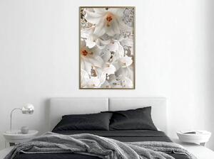 Inramad Poster / Tavla - Floras Mess - 20x30 Svart ram