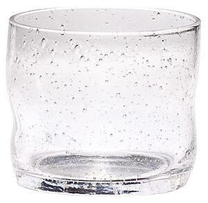 Hübsch - Sui Drinking Glass Bubbles - Glas - Clear - ø8xh7cm