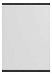 MOEBE - Rectangular wall mirror - Spegel - Small - Black Stained Oak - H: 41,4 x B: 30 x D: 1,2 cm