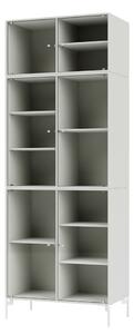 Montana - Ripple Cabinet IV - With Snow Legs - Vitrinskåp - Nordic - W69,6 X H187,2 X D38 cm