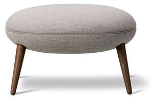 Fredericia Furniture - Swoon Ottoman 1771 by Space Copenhagen - Fotpall - Ruskin 33 / Smoke Stained Oak - W63 x D52,5 x H40,5 cm