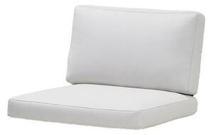 Cane-line - Cushion set for Connect Modules + Lounge chair - Kuddar för utomhusbruk - Cushion for Single Module - White - B: 70 x D: 67 x H: 8 cm