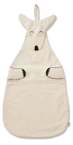 Ferm Living - Kangaroo Wall Storage - Undyed - Väggdekoration för barn - Undyed - B: 42 x H: 78 x D: 1 cm
