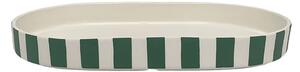 OYOY LIVING - Toppu Oval Tray - Serveringsfat - Green - H:4 x L:37 x W:21 cm