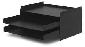 Ferm Living - 2x2 Organiser - Bricka - Black - W22,8 x H12,7 x D28,3 cm