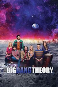 Konsttryck Big Bang Theory - På månen, (26.7 x 40 cm)