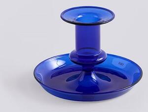 HAY - Flare - Ljusstake - Dark blue - H7.5 x D11 x W11 cm