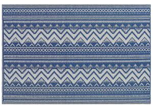 Skandinavisk Utomhusmatta 120 x 180 cm av Syntetiskt Material i Blå Färg Miljövänlig i Modern Stil Beliani