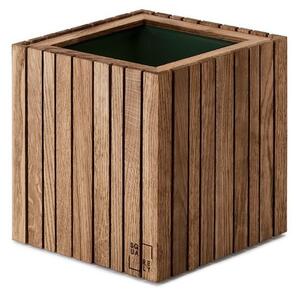 SQUARELY CPH - GrowON - Växtlåda - Dark Oak - W22 x H24 x D22 cm