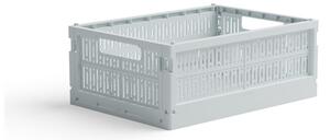 Made Crate - Made Crate Midi - Lådor - ice cube blue - W34 x L24 x H13 cm