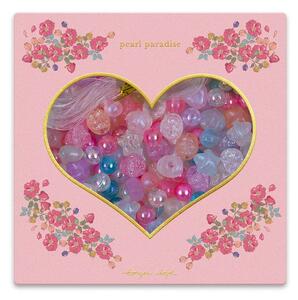 Konges Sløjd - Box Of Pearls - Leksaker - BLUE/PINK - Onesize