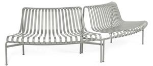 HAY - Palissade park dining bench out-out - Trädgårdsbänk - Sky grey - W275.5 X D107 X H80 X SH45