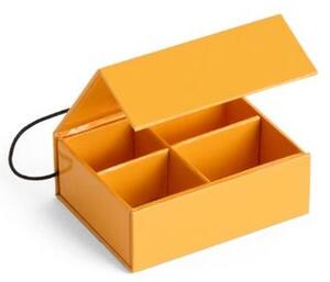 HAY - Colour Storage Travel Jewellery Box - Smyckeskrin - X-Small - Egg yolk - H3 x D6.1 x W7.5 cm
