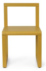 Ferm Living - Little Architect Chair - Barnstol - Yellow - W32 x H51 x D30 x SH30,8 cm