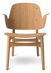 Warm Nordic - Gesture Lounge Chair / White Oiled Oak - Fåtölj - Solid Oak - L59 x W61 x H73 cm
