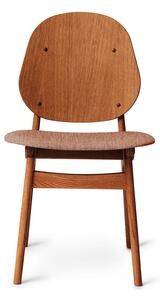 Warm Nordic - Noble Chair / Teak Oiled Oak - Matstol - Canvas 614 (Pale Rose) - L48 x W55 x H85 cm