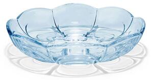Holmegaard - Lily Dessert Plate - Tallrikar - Blue Iris (2 pcs.) - H3,5 x D16 cm