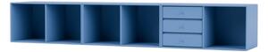 Montana - REST - Wall Mounted - Skåp - Azure - H 38.4 CM / W 208.8 CM / D 38 CM