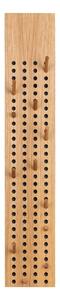 WeDoWood - Scoreboard Coat Rack - Krokar - Stor Vertical - Oak - L100 x H18 cm
