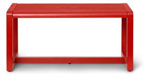 Ferm Living - Little Architect Bench - Bänk för barn - Poppy Red - W62 x H30 x D30 x SH30 cm
