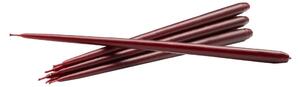 STOFF - Taper Candles - Stearinljus - Burgundy Red - Cone-shaped - 29 x 1,3 cm - 6 pcs