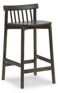 Normann Copenhagen - Pind Barstool 65 Cm - Barstol - Brown Stained Ash - W44.5 x D45 x H81.5 cm