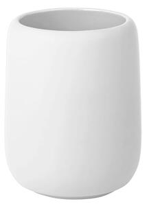 Blomus - Sono Toothbrush Tumbler - Behållare - White - H11 x Ø8,5 cm / 0,3 L