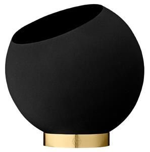 AYTM - Globe Flowerpot - Blomkruka - Black S - Ø21 x H18,8 cm