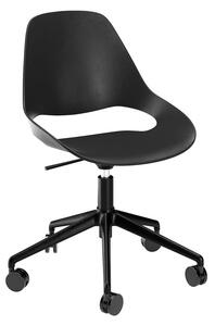 HOUE - FALK Chair / 5 Star with Castors - Kontorsstol - Black - W69 x D69 x H94 x SH58 cm