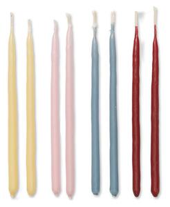 Ferm Living - Miniature Candles - Stearinljus - Whimsical Blend - Stock sale - Ø0,5 x H10 cm
