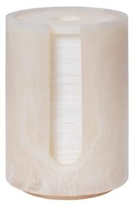 Ferm Living - Mist Cotton Pad Holder - Behållare - Pearl - W8 x D8 x H11.8 cm