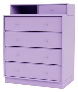 Montana - KEEP - With plinth H7 - Byrå - Iris - H 94.8 CM / W 69.6 CM / D 30/46.8 CM