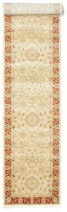 Farahan Ziegler Matta - Beige / Röd 80x400