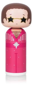 Lucie Kaas - Kokeshi | Elton Pink Outfit - Figur - Large - H21,5 cm