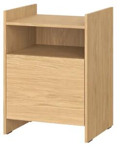Noo.ma - Toopt Bedside Table - Nattduksbord - Oak - W40 x D35 x H55 cm