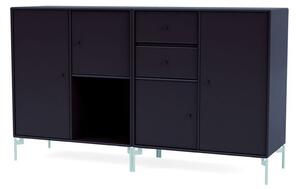 Montana - COUPLE - With Flint Legs - Skänk - Shadow - H 82.2 CM / W 139.2 CM / D 38 CM