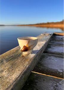 Studio Aarhus - Black sun cup - espresso - Kopp - Hvid / sort - H5-5,5 x D7-7,5 cm / 65 ml