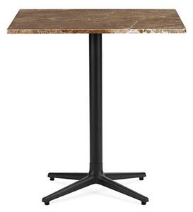 Normann Copenhagen - Allez Table 4L 70x70 - Marble - Cafébord - Sand Marble - H: 75 x L: 70 x D: 70 cm