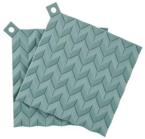 RIG-TIG - Hold-on Potholders - Grytlappar - Green - W20,5 x L20,5 H0,8 cm