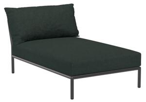 HOUE - LEVEL 2 / Chaiselong - Trädgårdssoffa - Alpine/Dark Grey - L139 x W81 x H68,5 x SH38 cm